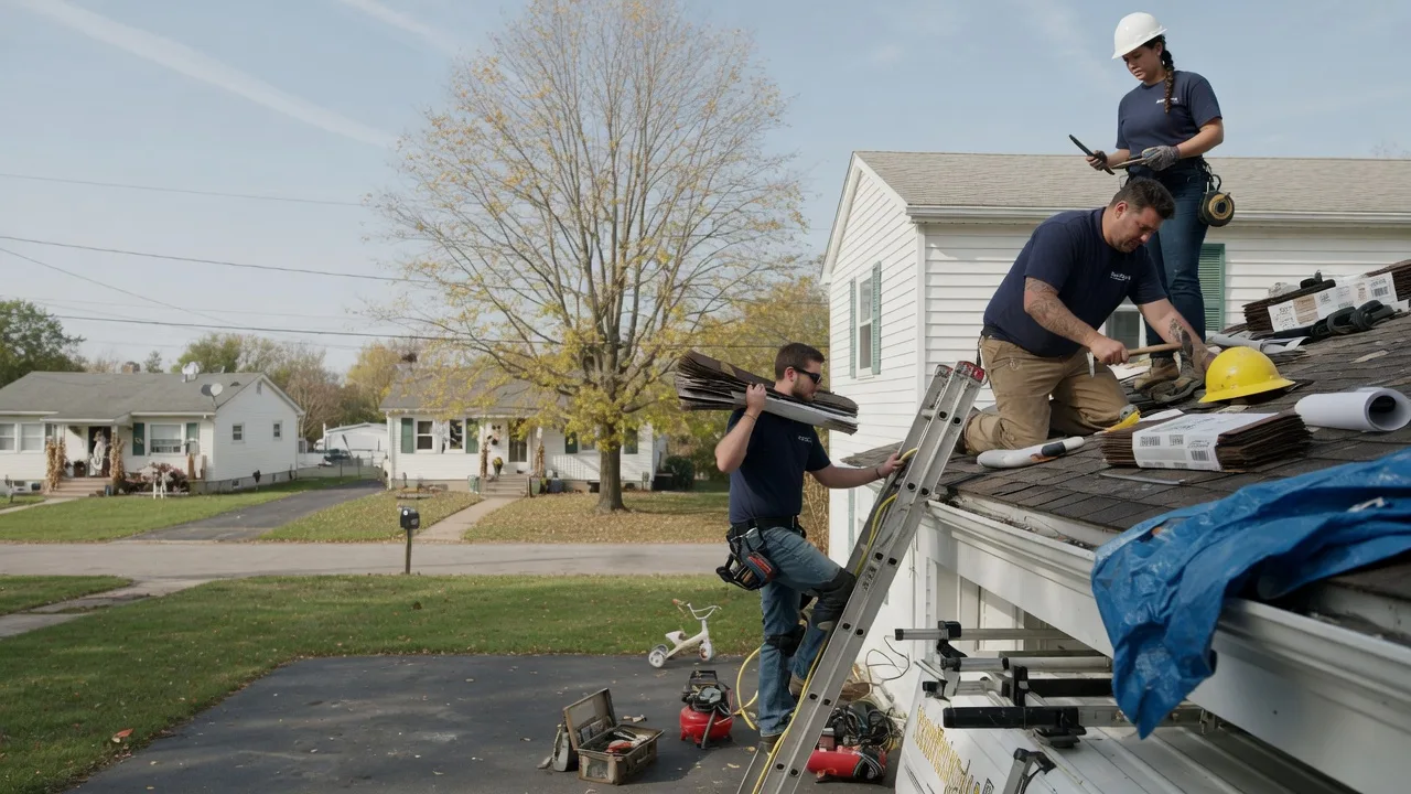 Local Roofing Contractors in Cantrall, IL near me
